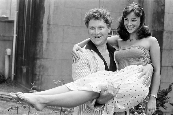 Colin Baker, new Doctor Who, the 6th, with actress Nicola Bryant