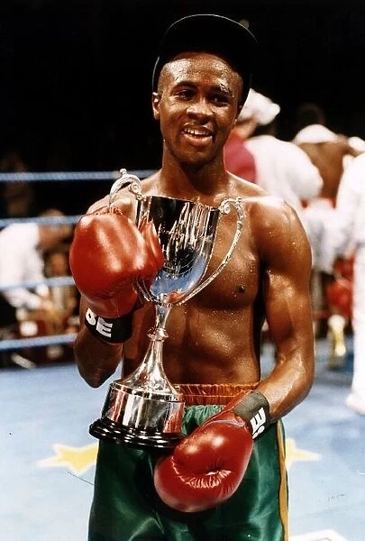 Colin McMillan boxer the new Commonwealth featherweight champion after beating Percy
