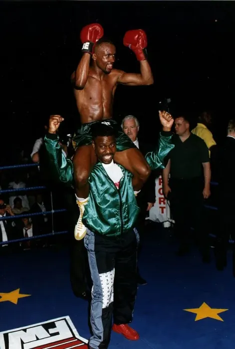 Framed Print : Colin McMillan boxer after winning the WBO featherweight title Framed Print : Colin McMillan boxer after winning the WBO featherweight title