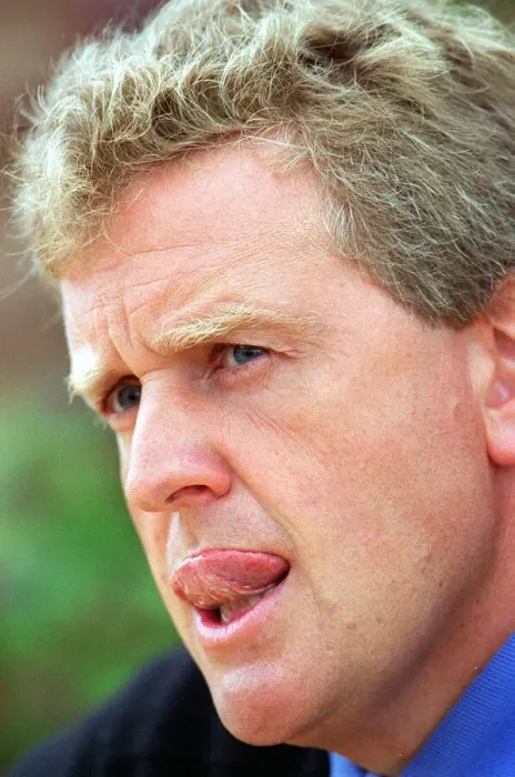 Framed Print : Colin Montgomerie golfer at a press conference July 1997 on the eve of the Open Golf Framed Print : Colin Montgomerie golfer at a press conference July 1997 on the eve of the Open Golf