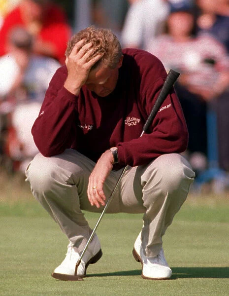 Colin Montgomerie at the Open Golf Championship July 1997