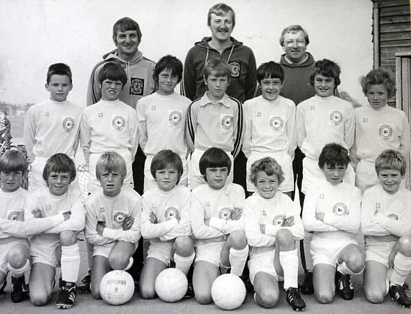 Collect picture shows Deeside Primary Schools FA team from 1979-1980