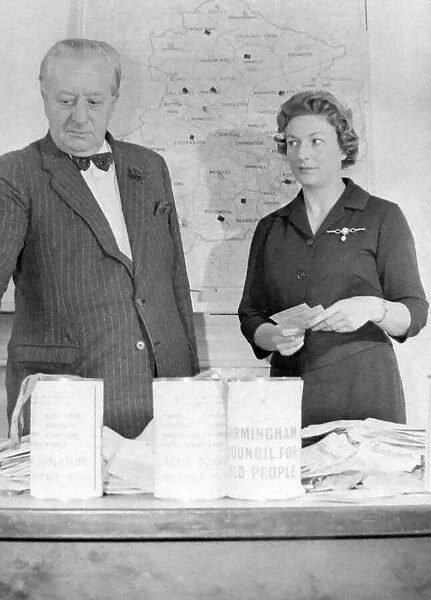 Collecting tins and envelopes pouring in during a fundraising campaign by the Birmingham