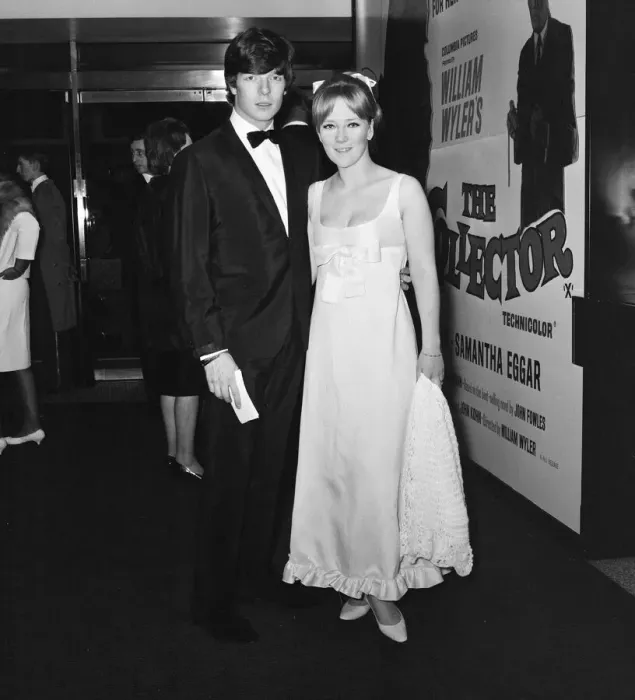 Framed Print : The Collector, 1965 film premiere at the Columbia Theatre, London