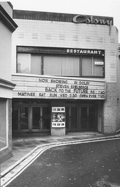 Colony Cinema and restaurant in Lower Union Lane, Torquay shortly before it closed