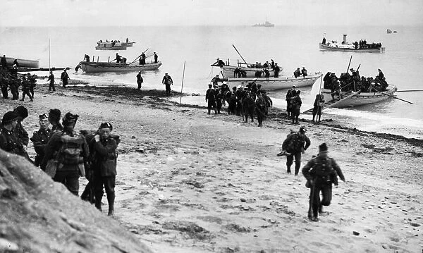 Combined Fleet Invasion exercises in North East England in 1934