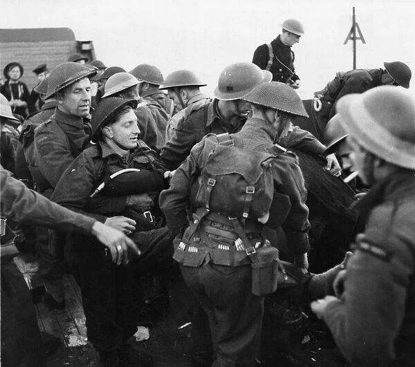 Combined Operations raid on Dieppe on 19th August 1942. Canadian and U. K