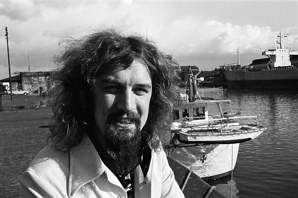 Comedian Billy Connolly in Glasgow, Scotland. 3rd April 1975