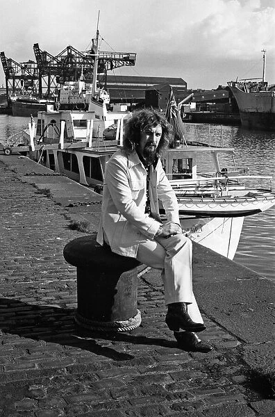 Comedian Billy Connolly in Glasgow, Scotland, 3rd April 1975