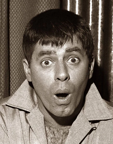 Comedian Jerry Lewis Pulling funny face Male December 1958