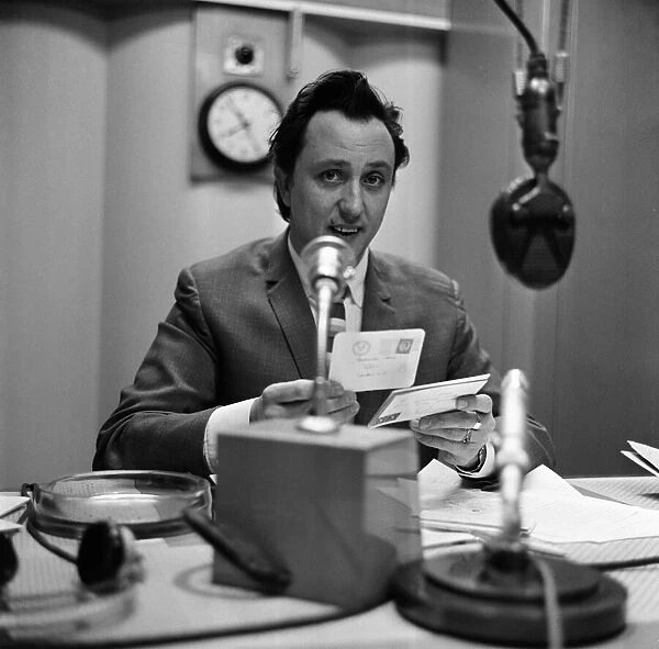 Comedian Ken Dodd comperes Housewives Choice. 13th April 1964