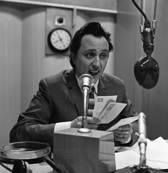 Framed Print : Comedian Ken Dodd comperes Housewives Choice. 13th April 1964