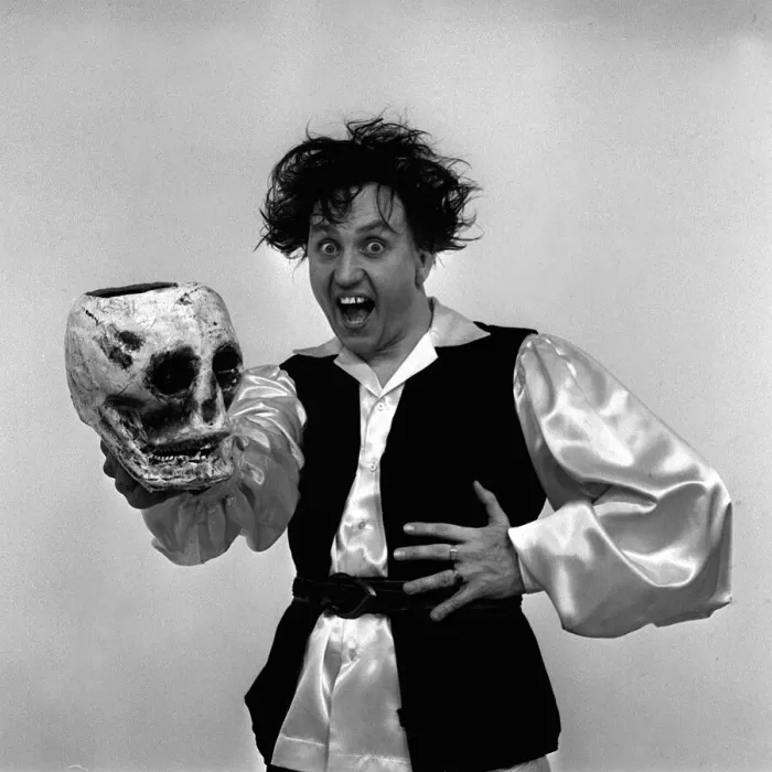 Framed Print : Comedian Ken Dodd dressed as Hamlet has been appearing on Houswives Choice Framed Print : Comedian Ken Dodd dressed as Hamlet has been appearing on Houswives Choice