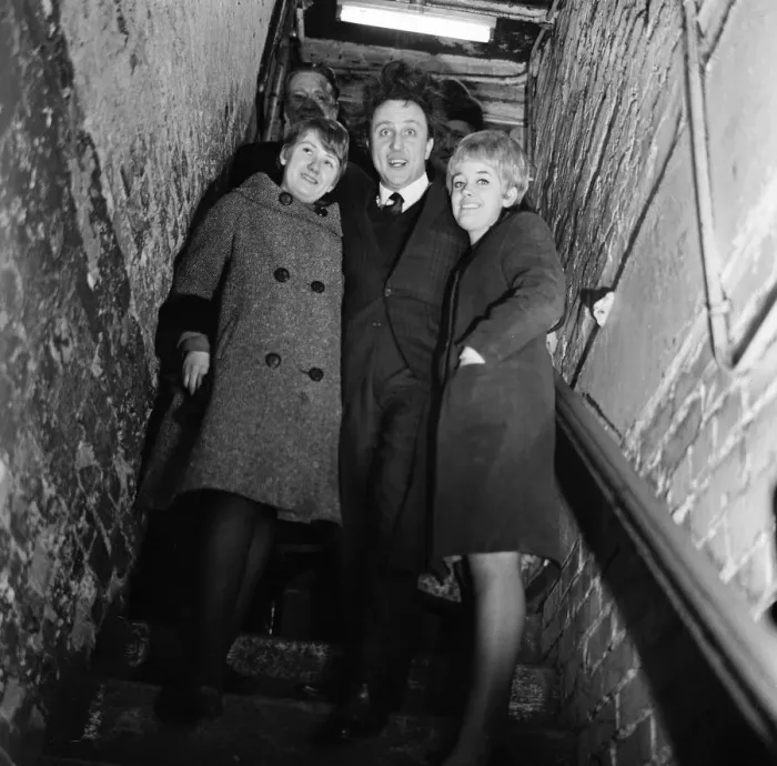 Framed Print : Comedian Ken Dodd was made the first honorary life member of Liverpool Cavern Club