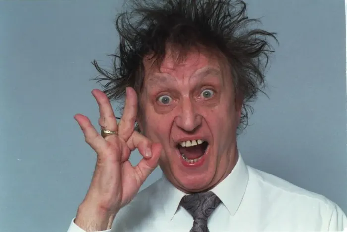 Framed Print : Comedian Ken Dodd pictured in September 1990 Framed Print : Comedian Ken Dodd pictured in September 1990