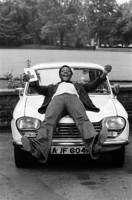 Framed Print : Comedian Lenny Henry, 18, who stars in The Fosters