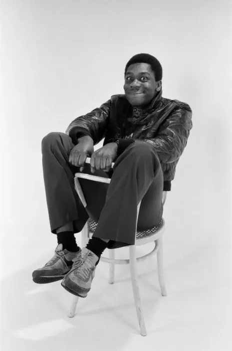 Framed Print : Comedian Lenny Henry. December 1982 Framed Print : Comedian Lenny Henry. December 1982