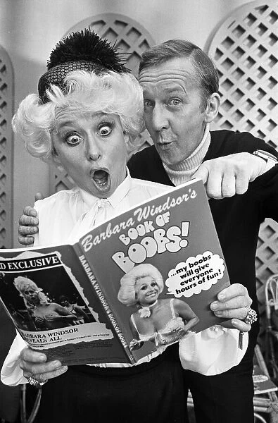 Comedian Norman Vaughan joints Barbara Windsor to look at her newly published book '