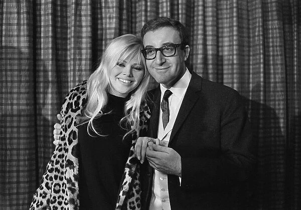 Comedian Peter Sellers with his wife Britt Ekland