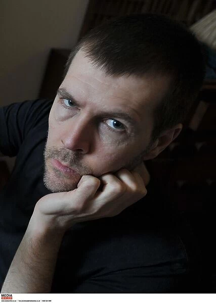 Comedian Rhod Gilbert who is campaigning to keep open the Muni Arts Centre in Pontypridd