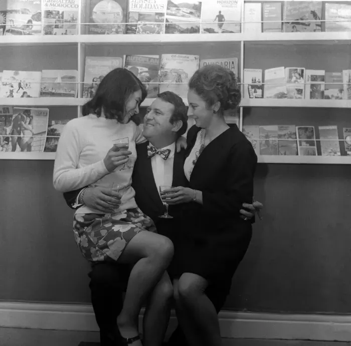 Framed Print : Comedian Terry Scott who was about to star in Cinderella at the theatre Royal in