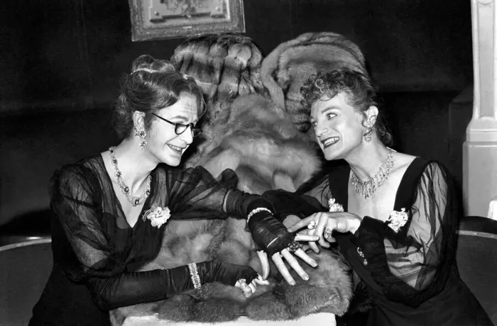 Framed Print : Comedy: Theatre: Musical: Drag. Perri St. Claire and George Logan Framed Print : Comedy: Theatre: Musical: Drag. Perri St. Claire and George Logan