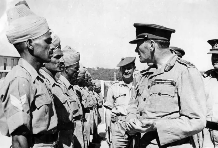 Framed Print : The Commander-in-Chief, General Sir Claude Auchinleck inspects Indian troops in Syria Framed Print : The Commander-in-Chief, General Sir Claude Auchinleck inspects Indian troops in Syria