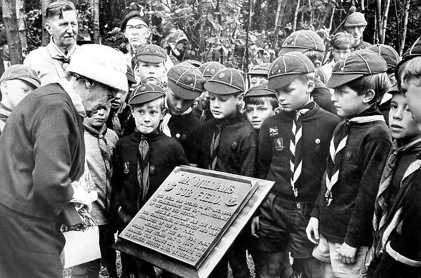 To commemorate the Golden Jubilee of the Wolf Cub section of the Coventry Boy Scouts