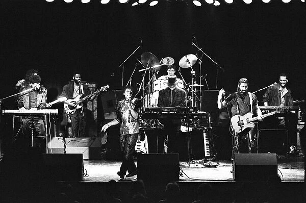 The Commodores seen here performing on stage at Leas Cliff Hall, Folkestone