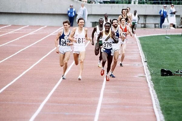 Commonwealth Games 1978 David Moorcroft wins the 1500m final