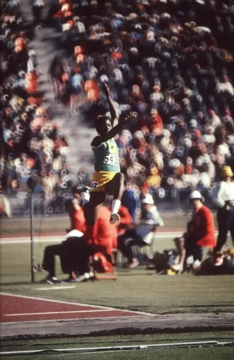 Framed Print : Commonwealth Games January 1974 Modupe Oshikoya Nigeria