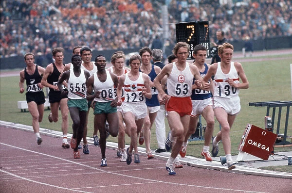 The Commonwealth Games. The mens 5000 meters, which was won by Ian Stewart (316)