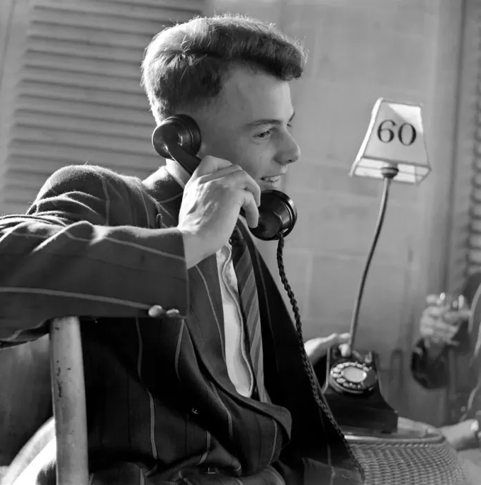 Framed Print : Communication: Telephone Dating. For the boys didn Framed Print : Communication: Telephone Dating. For the boys didn