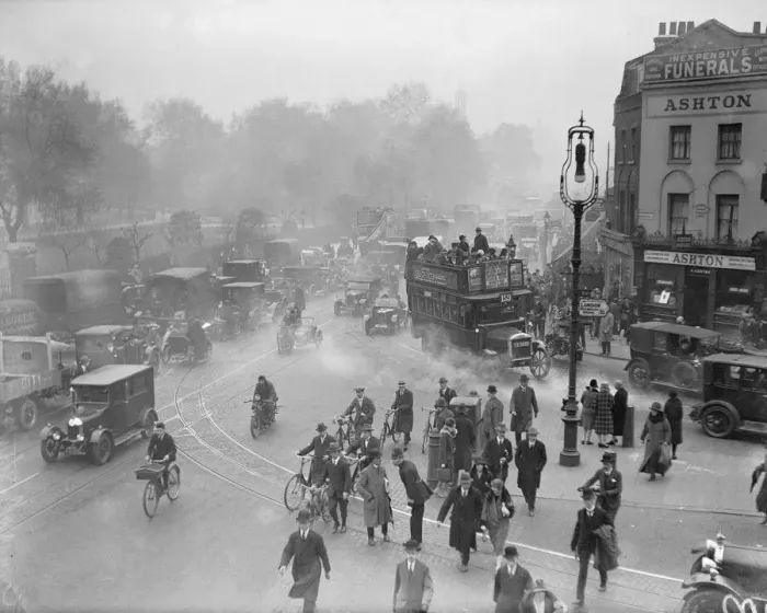 Framed Print : Commuters crowd onto buses and make shift public transport to get home from work
