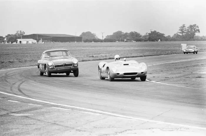 Framed Print : Competitors in the 1963 Autocar 3 hour endurance race at Snetterton Framed Print : Competitors in the 1963 Autocar 3 hour endurance race at Snetterton