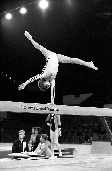 Competitors in the 'Champions All'Gymnastics competition at Wembley