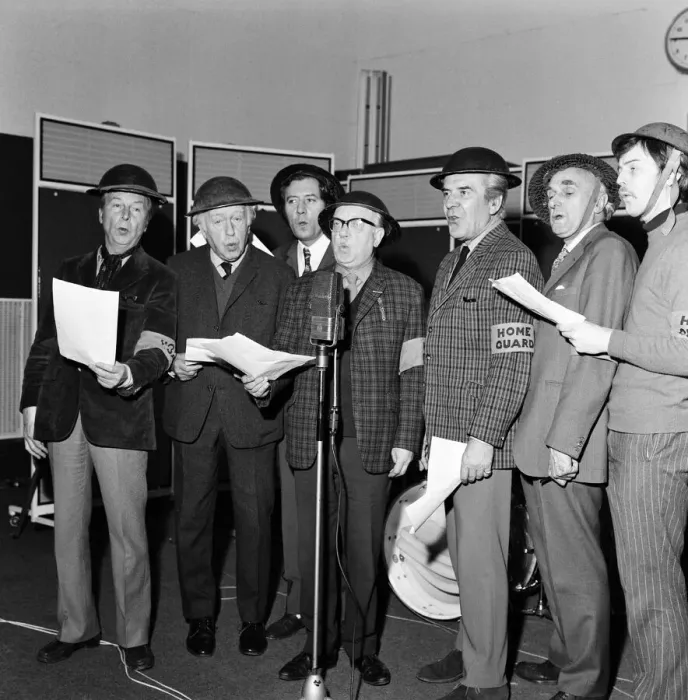 Framed Print : The complete Dads Army team reported for duty today in the EMI Abbey Road Studios Framed Print : The complete Dads Army team reported for duty today in the EMI Abbey Road Studios
