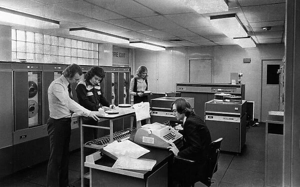 Computer Centre at Barker and Dobson Confectioner, Liverpool, Circa 1970