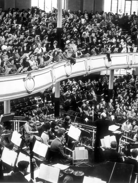 Framed Print : A concert in Central Hall - Old Market, Bristol. In the late 1980s the main Framed Print : A concert in Central Hall - Old Market, Bristol. In the late 1980s the main