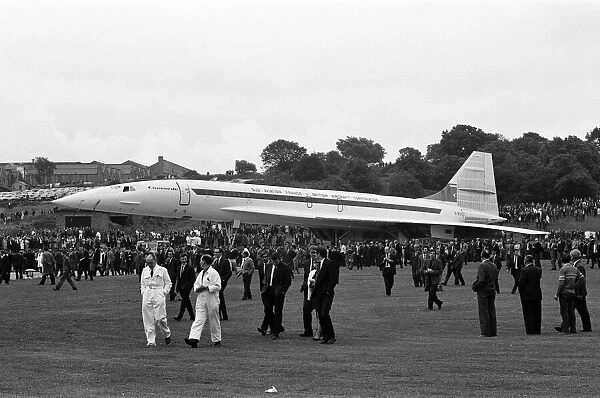 Concorde 002, the British assembled second of the Anglo-French supersonic airliners