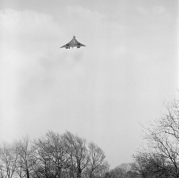 Concorde prototype 002 maiden flight in UK at Filton in Bristol, Wednesday 9th April 1969