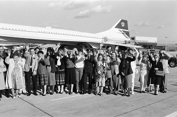 Concorde World Tour. November 1986