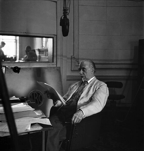 Conductor Sir Thomas Beecham. June 1950 O24826