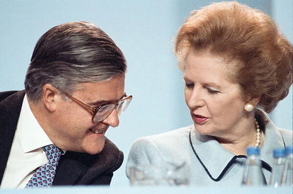 The Conservative Party Conference, Blackpool. Party Chairman Kenneth Baker