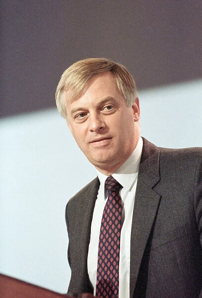 The Conservative Party Conference, Blackpool. Chris Patten. October 1989