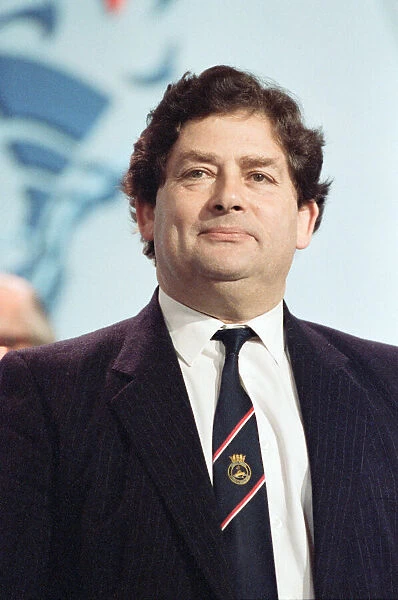 The Conservative Party Conference, Blackpool. Chancellor of the Exchequer Nigel Lawson