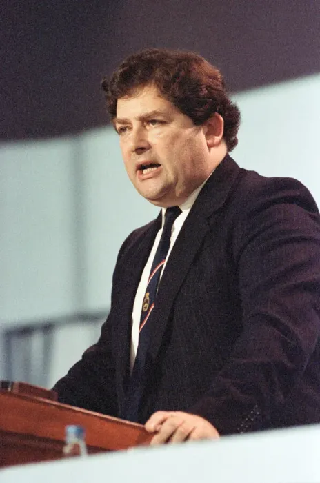 Framed Print : The Conservative Party Conference, Blackpool. Chancellor of the Exchequer Nigel Lawson