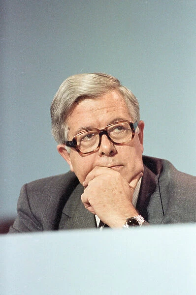 The Conservative Party Conference, Blackpool. Deputy Prime Minister, Geoffrey Howe