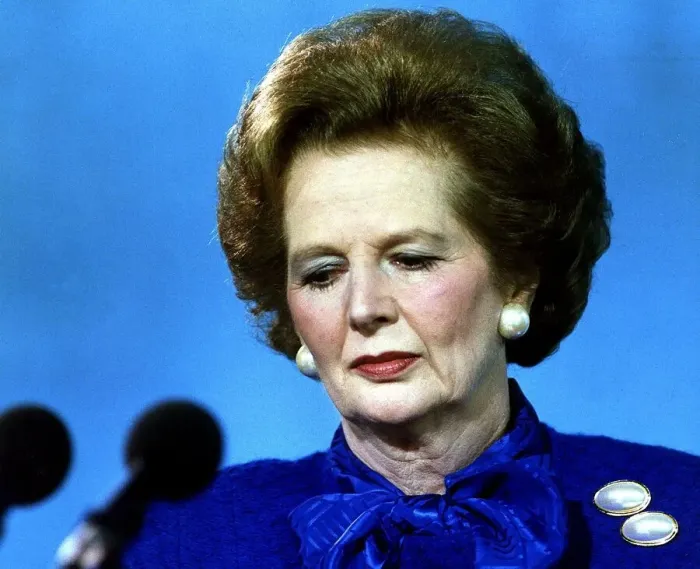 Framed Print : Conservative Party leader and Prime Minister Margaret Thatcher speaking at a conference Framed Print : Conservative Party leader and Prime Minister Margaret Thatcher speaking at a conference