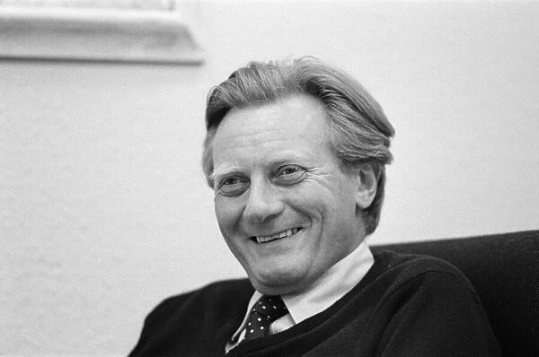 Conservative politician Michael Heseltine. 19th April 1988